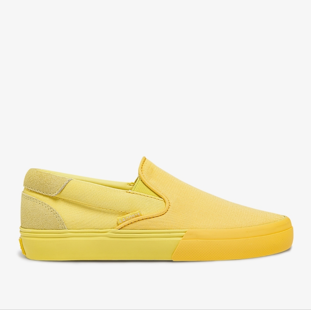 LACOSTE Women's Jump Serve Canvas Tonal Slip on, size 6 US, 37 EUR